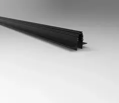 Pakabinamas šviestuvas Magnetinis bėgelis, užglaistomas juodas R20-11mm 2000mm
