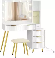 Songmics Kosmetinis staliukas 40 x 110 x 135 cm