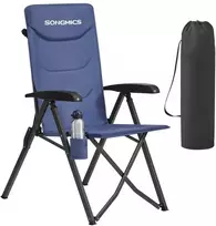 Songmics Sulankstoma kėdė mėlyna
