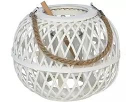 Žvakidė su stikline taure, 26.00 x 26.00 x 22.00, GARDEN ENJOY
