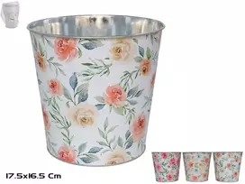 Ovalus cinkuotas kibiras 17,5x16,5x13 cm, GARDEN ENJOY