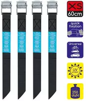 Getz Alca plast ALCA tvirtinimo diržai 4x60cm, su greito atleidimo sagtimi