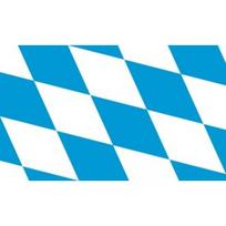 Regioninė vėliava LINDEMANN DVBAY20R Bayern 20x30cm