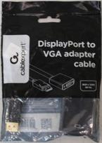 SALE OUT. Gembird DisplayPort to VGA adapter cable Black | Gembird Adapter cable | DisplayPort | VGA | DAMAGED PACKAGING A-DPM-VGAF-02SO | 2000001423905