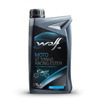 Variklio alyva WOLF MOTO 10W40 4T RACING ESTER 1L