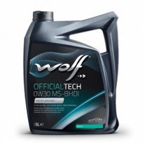 Variklio alyva WOLF OFFICIALTECH 0W30 MS-BHDI 5L