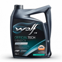 Variklio alyva WOLF OFFICIALTECH 5W40 C3 5L