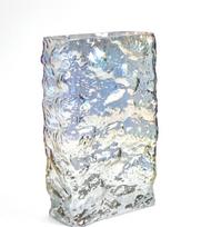 Vaza stiklinė, 24.5x15.5x8 cm