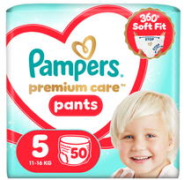 PAMPERS sauskelnės-kelnaitės Premium Care, 5 dydis 11-16kg, 50 vnt., 80895121