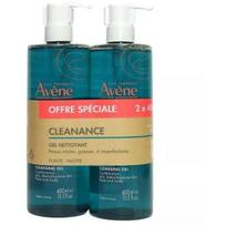 Avene Cleansing Gel Duo valomasis gelis, 2 x 400ml