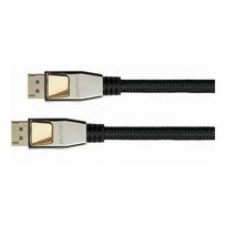 PREMIUM DisplayPort 2.0 Kabel, 54Gbit/s, UHBR 13.5, 4K @240Hz / 8K @60Hz, Vollmetallstecker, Kupfer