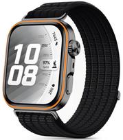 Juoda apyrankė Huawei Watch 3 / 4 / 4 Pro / 5 / 5 Pro laikrodžiui "Tech-Protect Nylon"
