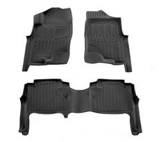 Guminiai kilimėliai 3D NISSAN Navara (D40)  2005 → 2010