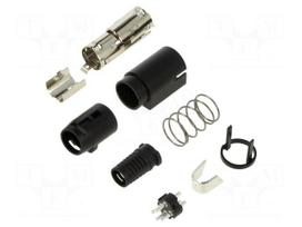 Plug | DC supply | R7B | male | PIN: 4 | soldering | 6.5mm