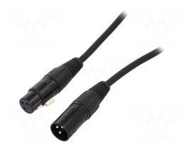 Male-female | PIN: 3 | Cable: XLR-XLR | 3m
