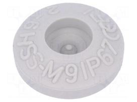 Grommet | Ømount.hole: 9mm | TPE (thermoplastic elastomer) | IP67