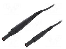 Test lead | 8A | 4mm banana plug-4mm banana plug | Len: 2m | black
