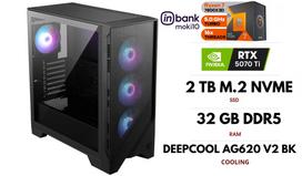 Stacionarus kompiuteris | RYZEN 7 7800X3D, DDR5 32GB 6000MHz, NVME M.2 SSD 2TB, RTX 5070 Ti