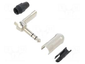 Connector: Jack 6,3mm | plug | male | stereo | ways: 3 | angled 90° | PRX