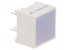 Display: LED | bargraph | red | 60mcd | 15x15mm | 1.8÷2.5V