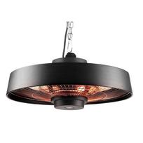 Klimato priemonės // Šildytuvai // Promiennik sufitowy 2000W, aluminiowy, z pilotem, włącznik, element grzejny halogen lamp