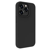 Nugarėlės dėklai Evelatus Apple iPhone 15 Pro Premium Soft Touch Silicone Case Black