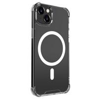 Nugarėlės dėklai Evelatus Apple iPhone 15 Shockproof case with Magsafe Transparent
