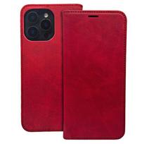 Knygos tipo dėklas dėklai iLike Xiaomi Redmi 13C 4G / 13C 5G / Poco C65 Smart Suede case Red