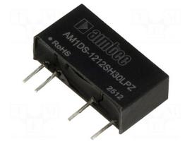 Converter: DC/DC | 1W | Uin: 10.8÷13.2VDC | Uout: 12VDC | Iin: 99mA | SIP7
