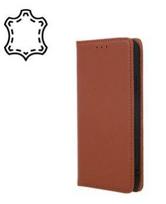 Knygos tipo dėklas dėklai iLike Samsung Galaxy A54 5G Genuine Leather Smart Pro case Brown