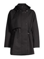 Coat Scandi Trench Rain black