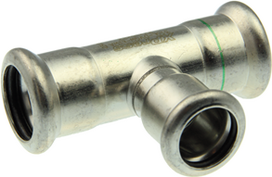 Press reduced tee,KAN-therm Inox 54x35x54 mm
