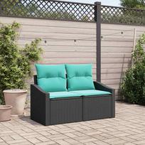Sodo sofa Pilka 123 x 62 x 69cm poliratanas