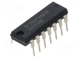 IC: digital | logic gate | NAND | THT | DIP14 | 4.75÷5.25VDC