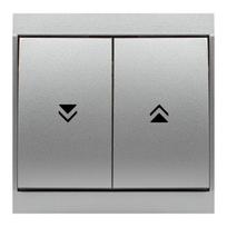 Įrankiai ir matavimo prietaisai // Įrankių, priedų naujienos // Łącznik roletowy p/t Luna, 10A, 250V, WP-10L, srebrny