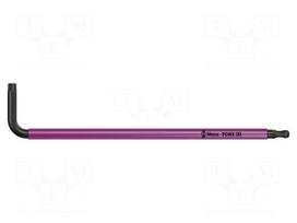 Wrench: Torx® | spherical,with protection | T20H | Overall len: 96mm