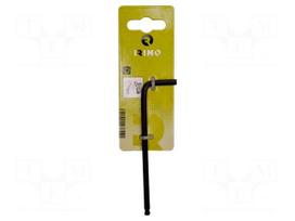 Wrench: hex key | spherical | HEX 5mm | Overall len: 118mm | steel | tag
