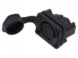 Connector: XLR | socket | female | AXS | 7.5A | 133V | PIN: 5 | IP65
