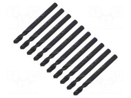 Drill bit | for metal | L: 55mm | high speed steel | short | Ø: 4.1mm