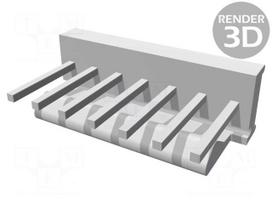 Connector: wire-board | socket | male | PIN: 7 | MTA-100 | straight | THT