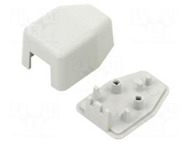 Enclosure: for power supplies | with hole | X: 19.3mm | Y: 27.4mm