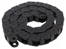 Cable chain | LIGHT | Bend.rad: 28mm | L: 986mm | Int.height: 17mm