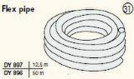 Flexible flue pipe D80, 50m, DY896, PPS