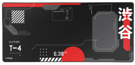 Computer mouse pad Trust Gxt 759W XXL Japan Black