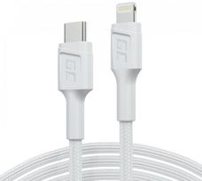Cable Green Cell Lightning Male – USB Type-C Male 1m MFi Fast Charging White