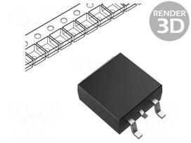 IC: voltage regulator | linear,fixed | 3.5V | 1.5A | TO263 | SMD | LM1086