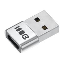 Plug&Play adapter Greencell 2.4A USB-A to USB-C data transfer 480Mbps 12W aluminum