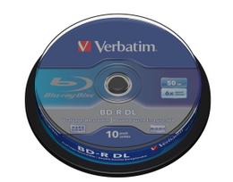 Verbatim 43746 blank Blu-Ray disc BD-R 50GB 10 pc(s)