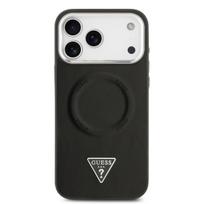 Guess PU Leather Triangle Logo MagSafe Case for Apple iPhone 17 Pro