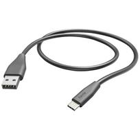 Kabelis Hama  Charging Cable USB-A to USB-C 1.5m Black